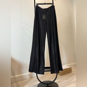 Emporio Armani Black Wide Leg Pants & Jumpsuits